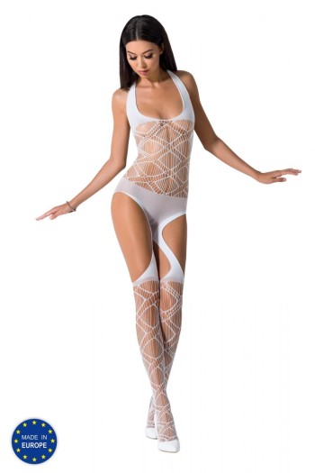 weißer Bodystocking BS060 von Passion

