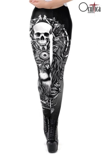 Skull Leggings 90511 - M

