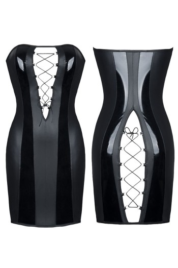 schwarzes Minikleid Irma - XXL

