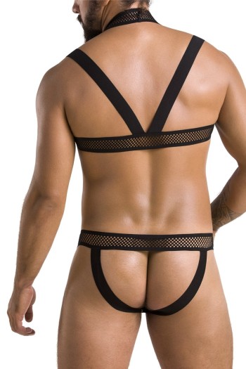 schwarzes Harness Set 043 - S/M

