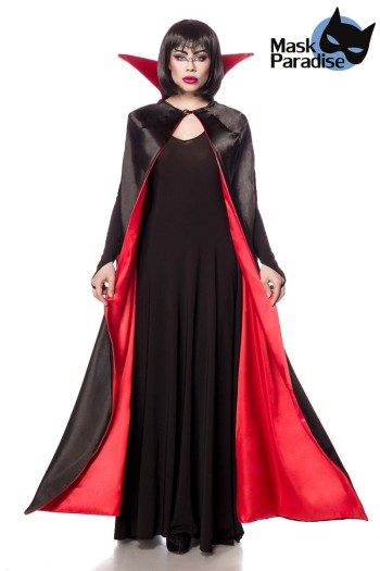 Mask Paradise  Classic Vamp, schwarz/rot, Größe 2XL-3XL

