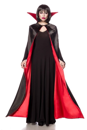 Mask Paradise  Classic Vamp, schwarz/rot, Größe 2XL-3XL

