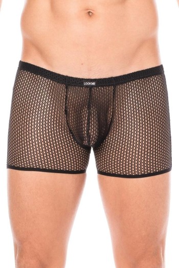 schwarze Netz Boxer Short 2007-67 - S

