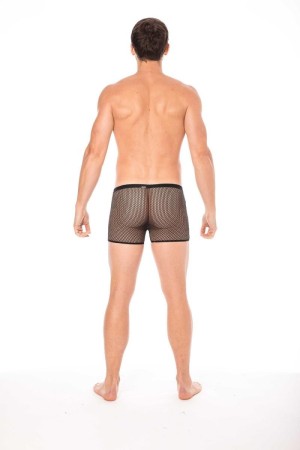 schwarze Netz Boxer Short 2007-67 von Look Me

