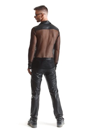 Herren Hemd RMCesare001 schwarz von Regnes Fetish Planet

