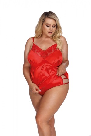 rotes Set AA052943 von Anais Apparel Plus Size

