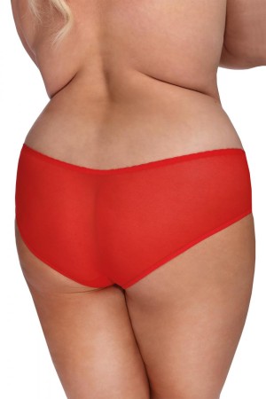 roter Knickers mit Spitze AA052955 von Anais Apparel Plus Size

