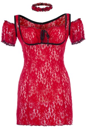 rotes Chemise SB/1008 Sexy Base Kollektion by Andalea

