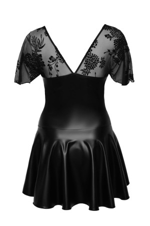 schwarzes Minikleid F267 von Noir Handmade Curve Collection

