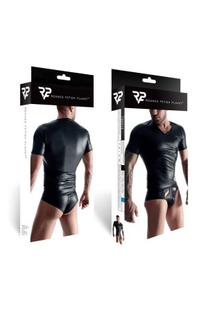 T-Shirt TSH014 schwarz von Regnes Fetish Planet

