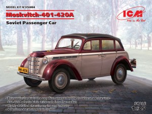 ICM 1:35 35484 Moskvitch-401-420A,Soviet Passenger Car