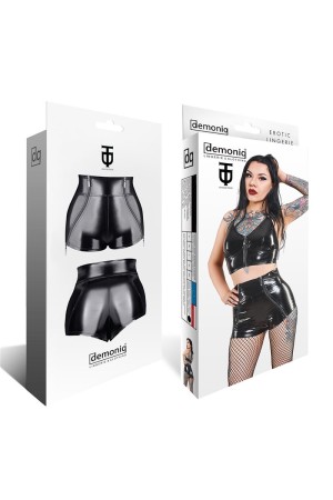 schwarze Damen Shorts TDMona001 von Demoniq Total Domination Collection

