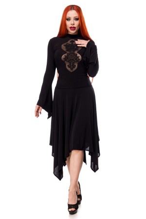 Kleid mit Spitzeneinsatz 90520 von Ocultica

