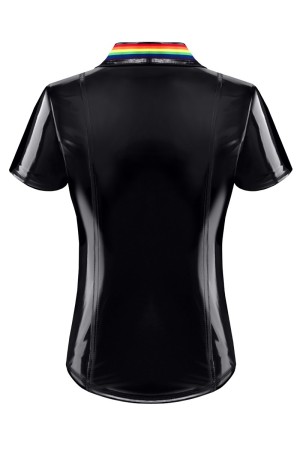 PVC Polo Shirt RMRaffaeleRBW schwarz von Pride Festih Line

