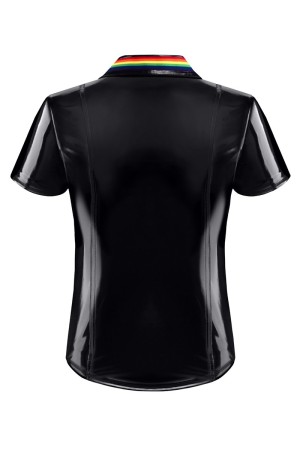 PVC Herren Polo Shirt RMRemigioRBW schwarz von Pride Festih Line

