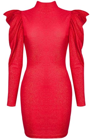 rotes Minikleid CADR006 von Demoniq Carnival Party Line

