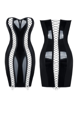 schwarzes Minikleid Astrid von Demoniq Hard Candy Collection

